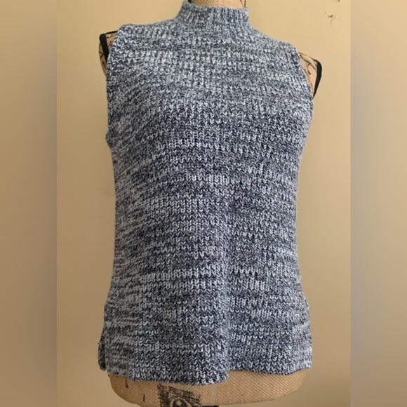 J. Crew Tops - J CREW 65% cotton heavier sleeveless mock turtleneck in size Small VVGUC ++